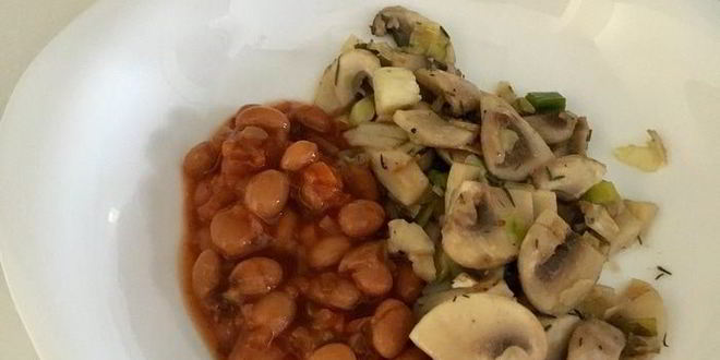 Рецепт перепелки, фаршированные фасолью и грибами