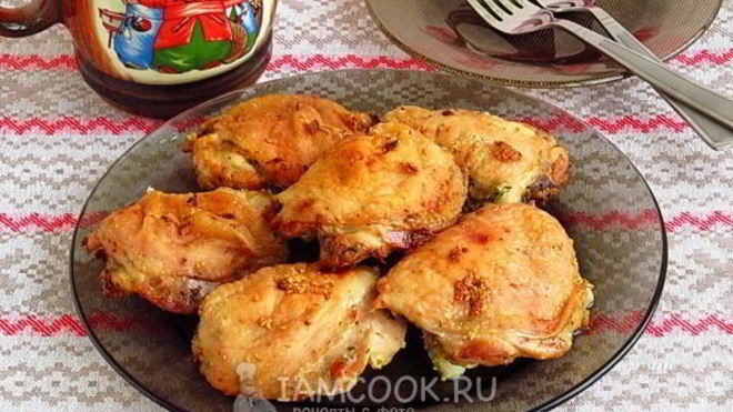 Рецепт Пивные куриные бедрышки в аэрогриле