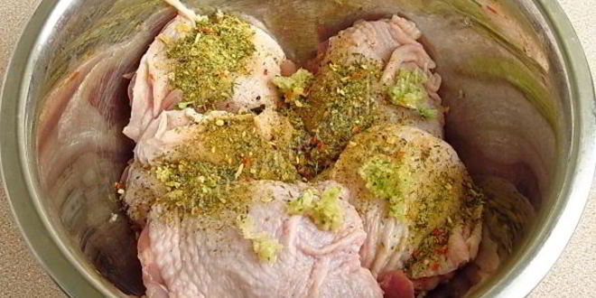 Рецепт пивные куриные бедрышки в аэрогриле