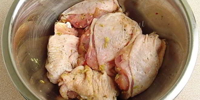 Рецепт пивные куриные бедрышки в аэрогриле