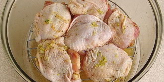 Рецепт пивные куриные бедрышки в аэрогриле