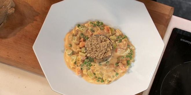 Рецепт разварная говядина с овсянкой