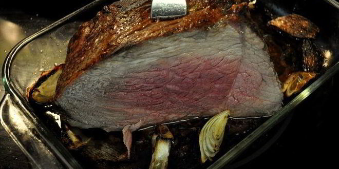 Рецепт ростбиф с хреновым соусом