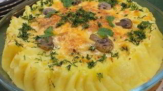 Рецепт Сливочная курица с картофелем