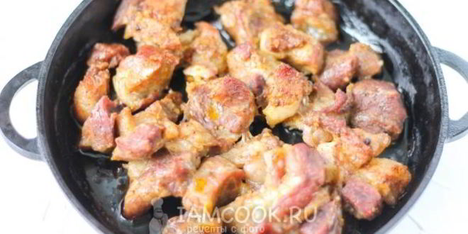 Рецепт свинина кусочками в духовке