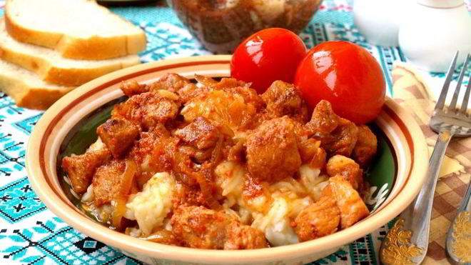 Рецепт Свинина маринованная в томатном соке