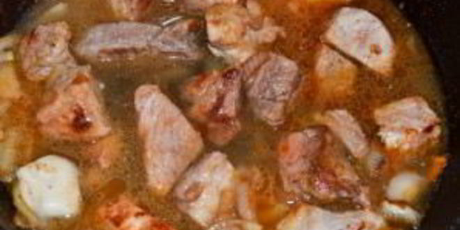 Рецепт свинина с тыквой