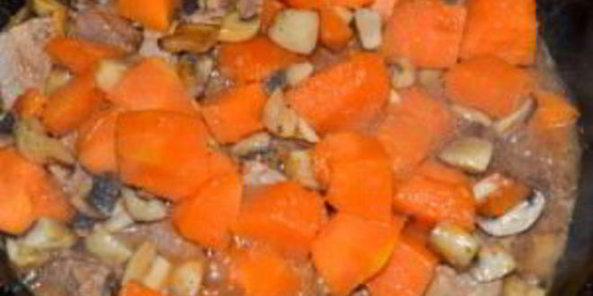 Рецепт свинина с тыквой