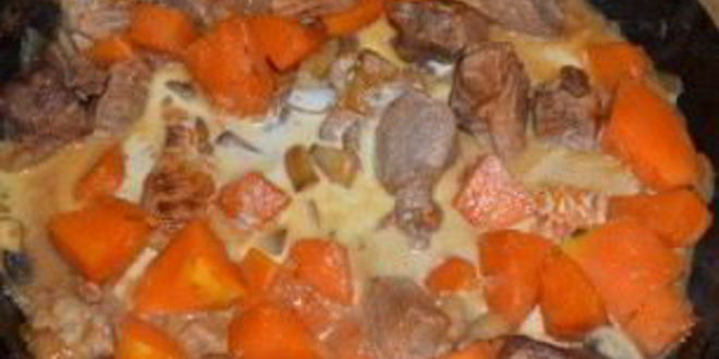 Рецепт свинина с тыквой