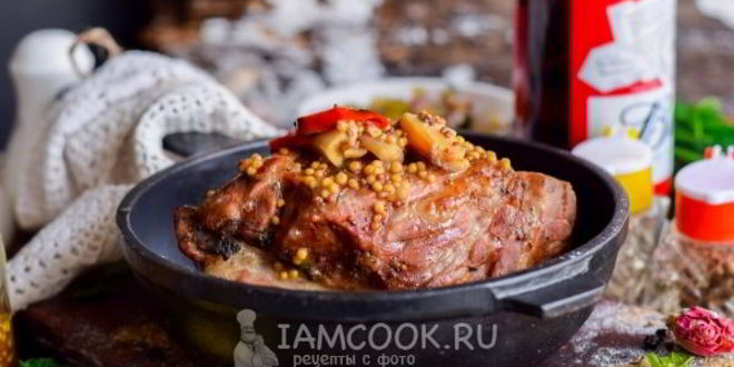 Рецепт свинина в пиве в духовке