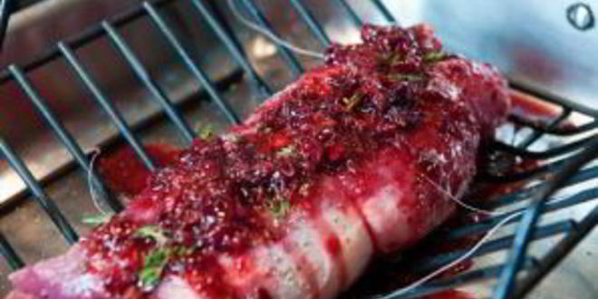 Рецепт свинина в вишневом соусе