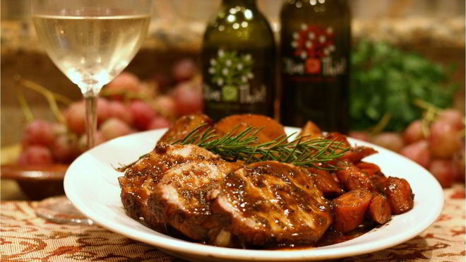 Рецепт Свинина, запеченная с овощами