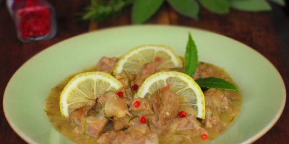 Как приготовить томленая телятина с розовым перцем