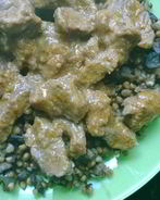 Тушеная баранина в мультиварке