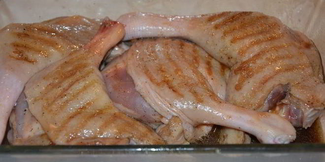 Рецепт утиные ножки с мандаринами