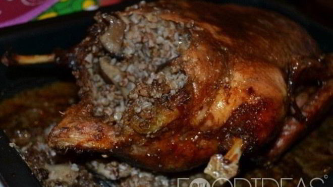 Рецепт Утка, фаршированная гречкой