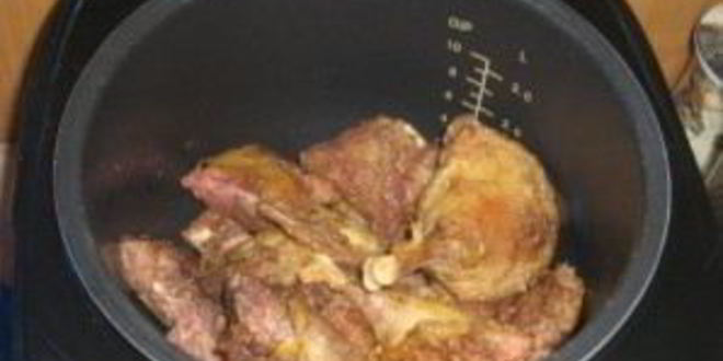 Рецепт утка кусочками в мультиварке