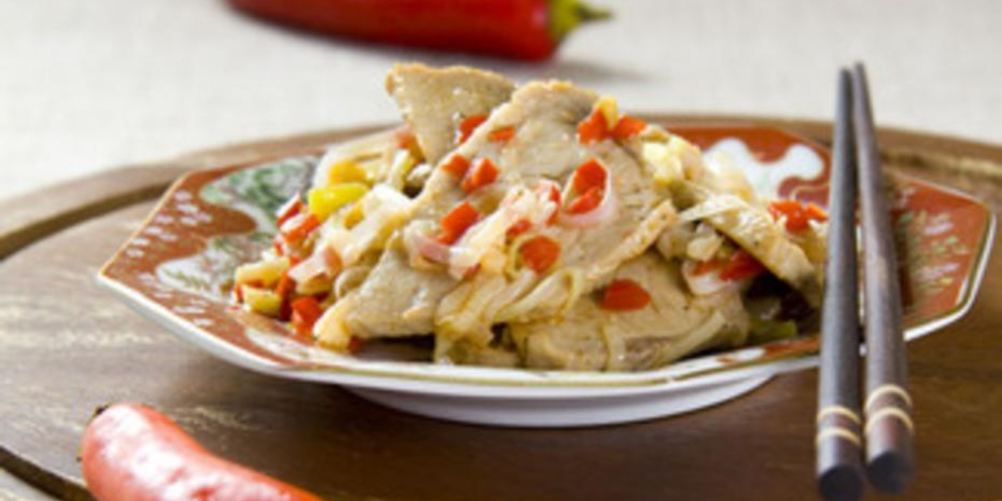 Рецепт свинина с соусом из голубого сыра