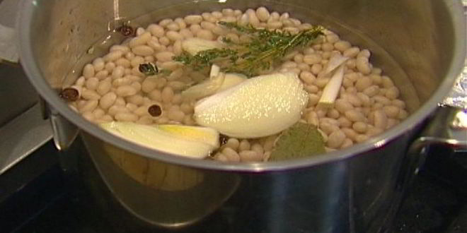 Рецепт запеченная свинина с фасолью