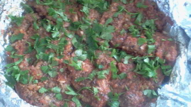 Рецепт Запеченный свиной ошеек