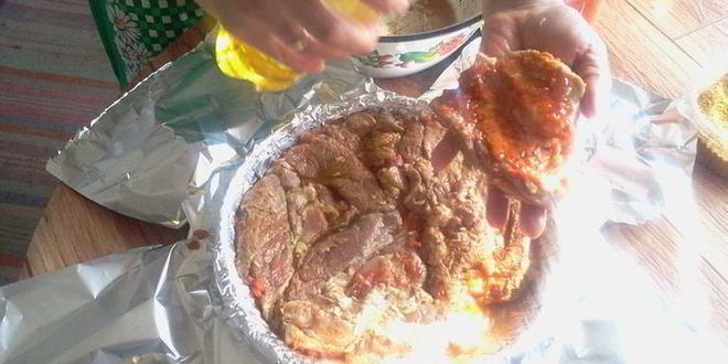 Рецепт запеченный свиной ошеек