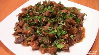 Рецепт Жареные куриные желудки