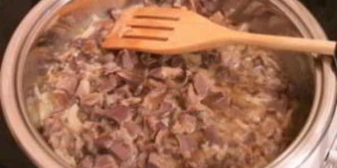 Рецепт жареные куриные желудки