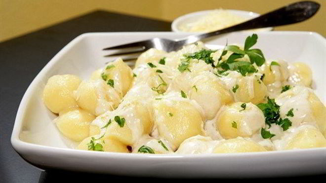 Рецепт Ньокки со сливками и трюфельным маслом
