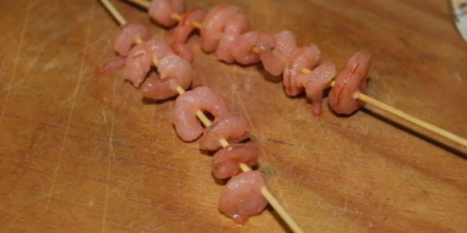 Рецепт острая лапша с креветками и овощами