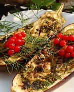 Баклажаны на углях в фольге