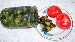 Рецепт Баклажаны с чесноком и укропом