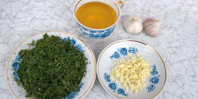 Рецепт баклажаны с чесноком и укропом