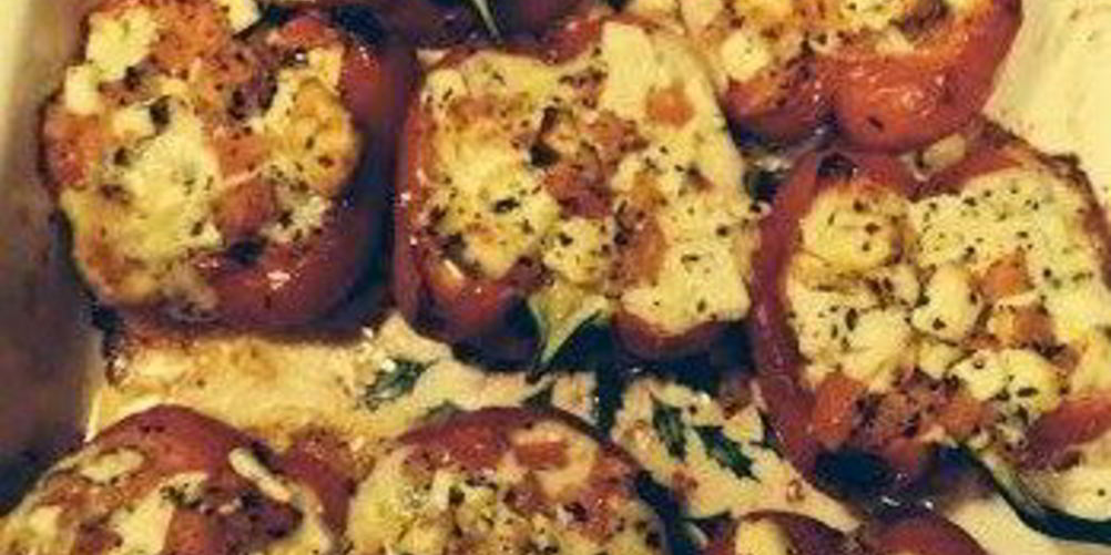 Как приготовить болгарские перцы, запеченные с сыром