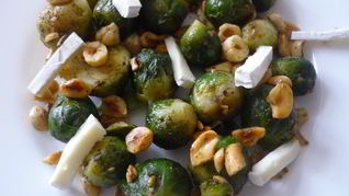 Рецепт Брюссельская капуста с орехами