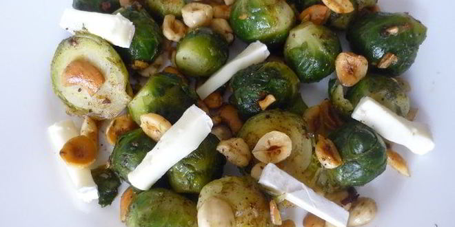 Рецепт брюссельская капуста с орехами