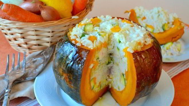 Рецепт Фаршированная тыква