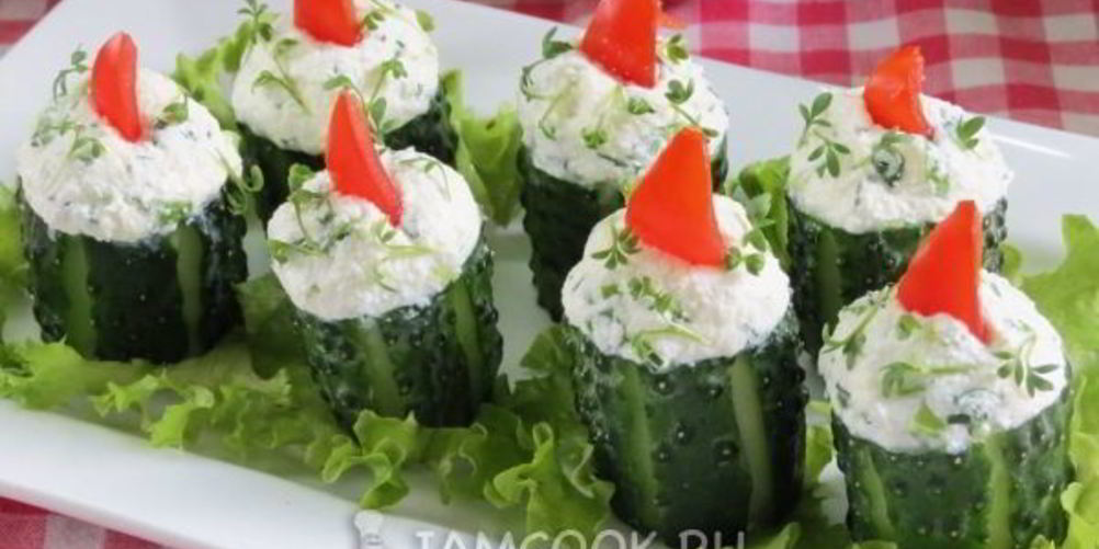 Как приготовить фаршированные огурцы