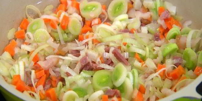 Рецепт фасоль с грибами и шалфеем