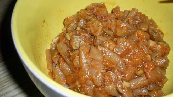 Рецепт Фасоль с мясом и овощами