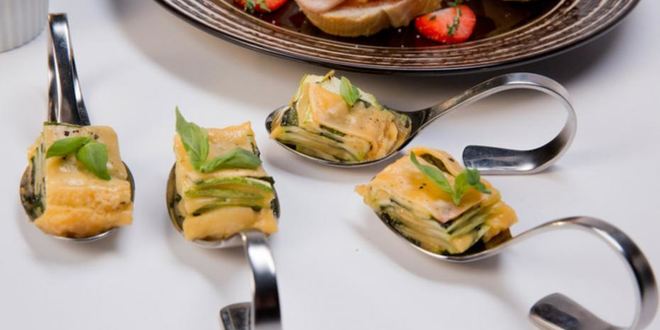 Рецепт гратен из кабачка с сыром и базиликом