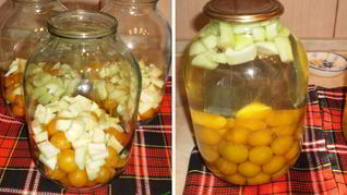 Рецепт Кабачки ананасовые