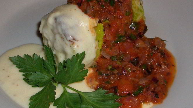 Рецепт Кабачки фаршированные по-тунисски