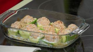 Рецепт Кабачки, фаршированные рыбой