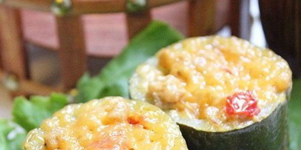 Рецепт кабачки, запеченные с фаршем в духовке