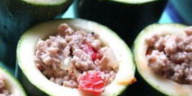 Рецепт кабачки фаршированные, запеченные в мультиварке