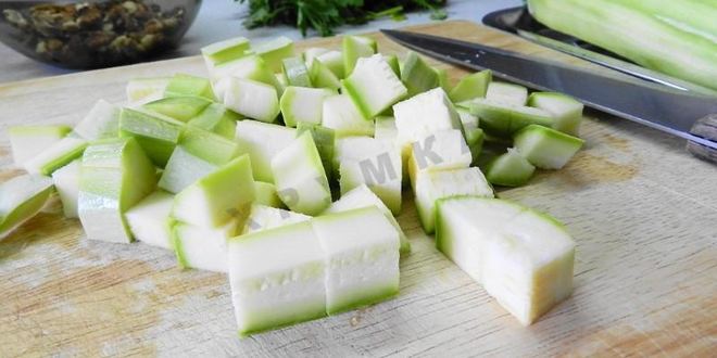 Рецепт кабачки по-грузински с грецкими орехами
