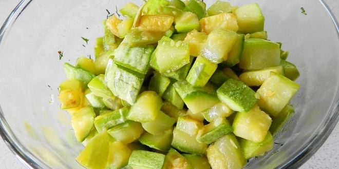 Рецепт кабачки по-грузински с грецкими орехами