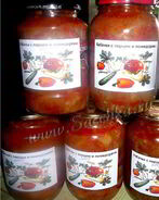 Кабачки с перцем и помидорами