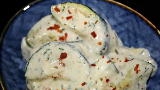 Рецепт Кабачки в сметане