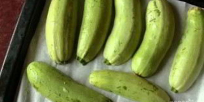 Рецепт кабачки, запеченные с фаршем в духовке